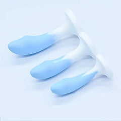 Silicone Anal Plug Set – Crystal Base Anal Trainer in 3 Sizes