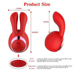 2-in-1 Clit-Sucking Rabbit Vibrator