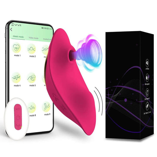 APP Bluetooth Wearable Sucking Vibrator