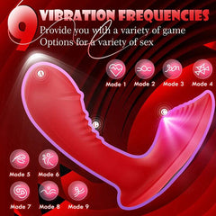 🦋 APP Control Wearable Butterfly Rabbit Vibrator 🦋