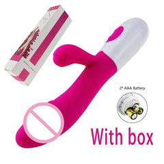 Beginner-Friendly Rabbit Vibrator – Powerful G-Spot, Clitoral, & Nipple Stimulator