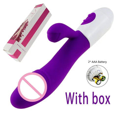 Beginner-Friendly Rabbit Vibrator – Powerful G-Spot, Clitoral, & Nipple Stimulator