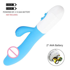 Beginner-Friendly Rabbit Vibrator – Powerful G-Spot, Clitoral, & Nipple Stimulator