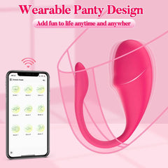 Bluetooth APP Control Vibrator Powerful  G Spot Vibrating Vaginal Ball Wearable Stimulator Erotic Egg Adult Sex Toys for Women