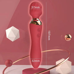 Powerful Wand Vibrator for Women: 10 Modes, Clitoris Stimulator, G-Spot and Vagina Massager - Adult Sex Toy for Masturbation