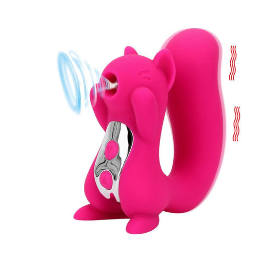 Squirrel 10-Frequency Tongue Licking Vibrator