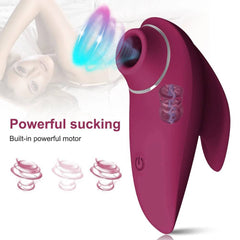 Sucking Vibrator for Women: Vibrating Sucker Oral Clitoris Stimulator, Sex Suction Toy - Adult Product