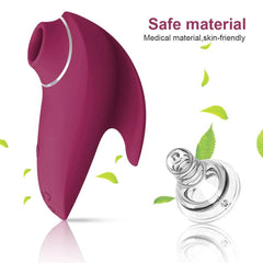 Sucking Vibrator for Women: Vibrating Sucker Oral Clitoris Stimulator, Sex Suction Toy - Adult Product