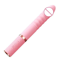 Telescopic G Spot Dildo Vibrator: Vagina & Clitoris Stimulator for Women