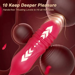 Tongue-Licking Vibrator & Breast Massager – Nipple and Vaginal Stimulator for Women