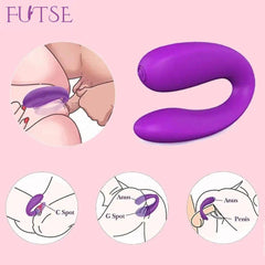 U-Shaped Couples Vibrator for Women – Clitoral & G-Spot Stimulator