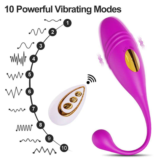 Wireless Remote Control Vibrating Love Egg