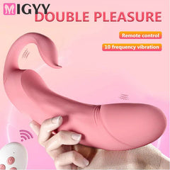 Wireless Remote-Controlled Dildo Vibrator