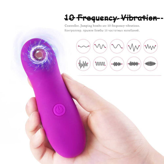 10-Mode Sucking & Vibrating Clitoral and G-Spot Vibrator – Perfect for Women and Couples