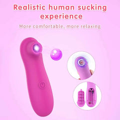 10-Mode Sucking & Vibrating Clitoral and G-Spot Vibrator – Perfect for Women and Couples