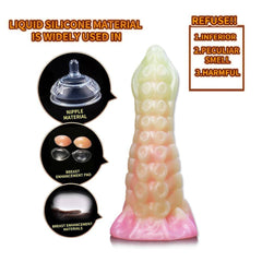 Monster Dildo with Powerful Suction Cup Octopus Tentacle Dick Sex Toy for Women Soft Elastic Skin Friendly Silicone Material