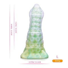 Monster Dildo with Powerful Suction Cup Octopus Tentacle Dick Sex Toy for Women Soft Elastic Skin Friendly Silicone Material