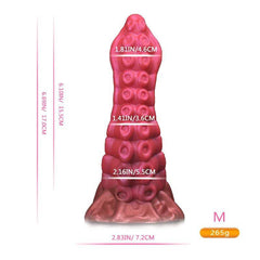 Monster Dildo with Powerful Suction Cup Octopus Tentacle Dick Sex Toy for Women Soft Elastic Skin Friendly Silicone Material