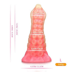 Monster Dildo with Powerful Suction Cup Octopus Tentacle Dick Sex Toy for Women Soft Elastic Skin Friendly Silicone Material