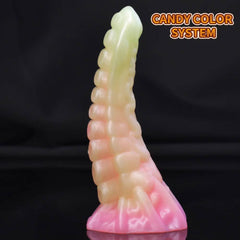 Monster Dildo with Powerful Suction Cup Octopus Tentacle Dick Sex Toy for Women Soft Elastic Skin Friendly Silicone Material