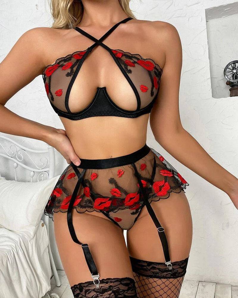 Romantic Mesh Lingerie