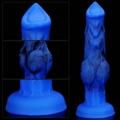 Silicone Dog Knot Dildo - Realistic Fantasy Toy for Women & Men