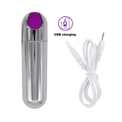 10-Speed Rechargeable Mini Bullet Vibrator – Clitoral, Anal & Vaginal Stimulator