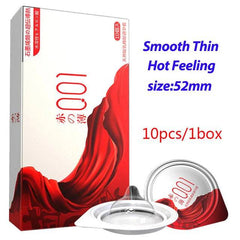 0.01mm Ultra-Thin Natural Latex Condoms