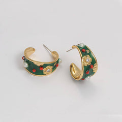 Chinese-style earrings with a luxurious and sophisticated vibe