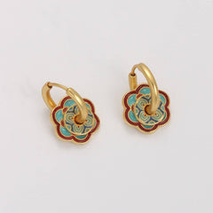 Chinese-style earrings with a luxurious and sophisticated vibe