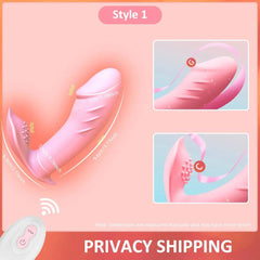 Remote-Controlled Panty Dildo Vibrator – Clitoral & Vaginal Stimulator for Women