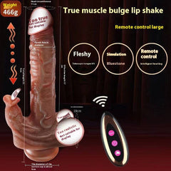 Fully Automatic Heated and Expandable Realistic Dildo