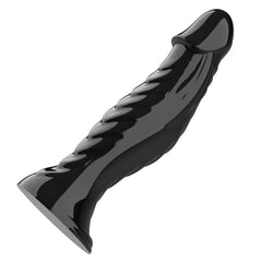 Realistic Ribbed Monster Dildo – TPR Suction Cup Dildo for Anal and Vaginal Play