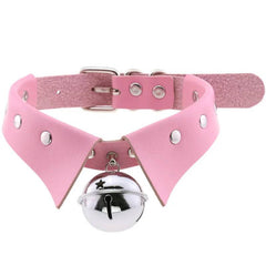 Harajuku Punk Rock Rivet Goth Choker | PU Leather Collar with Heart, Cross & Spikes | Hip Hop Bondage Jewelry for Women