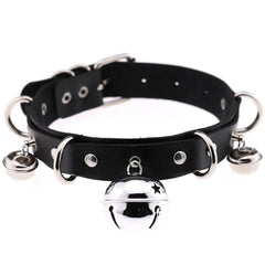 Harajuku Punk Rock Rivet Goth Choker | PU Leather Collar with Heart, Cross & Spikes | Hip Hop Bondage Jewelry for Women