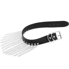 Harajuku Punk Rock Rivet Goth Choker | PU Leather Collar with Heart, Cross & Spikes | Hip Hop Bondage Jewelry for Women