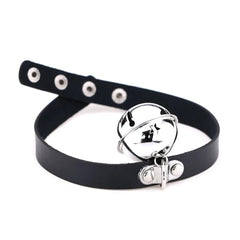 Harajuku Punk Rock Rivet Goth Choker | PU Leather Collar with Heart, Cross & Spikes | Hip Hop Bondage Jewelry for Women