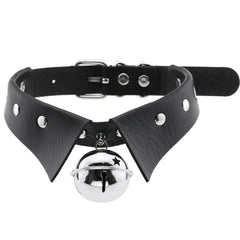 Harajuku Punk Rock Rivet Goth Choker | PU Leather Collar with Heart, Cross & Spikes | Hip Hop Bondage Jewelry for Women