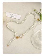 Queen's Heart Exquisite Pearl Necklace