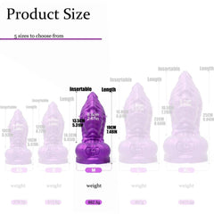 Oieffur Large Ejaculation Dildo With Enema Ball Squirt Liquid Purple Squirting Penis With Suction Cup Sex Toys For Men And Women