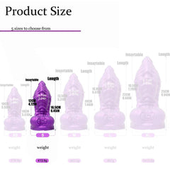 Oieffur Large Ejaculation Dildo With Enema Ball Squirt Liquid Purple Squirting Penis With Suction Cup Sex Toys For Men And Women