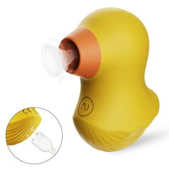 Duck-Shaped Sucking Vibrator