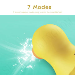 Duck-Shaped Sucking Vibrator