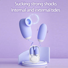 Sucking & Vibrating Love Egg Massager