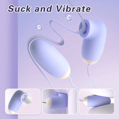 Sucking & Vibrating Love Egg Massager