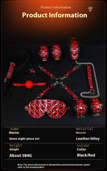 SM Eight-Piece Bondage Kit