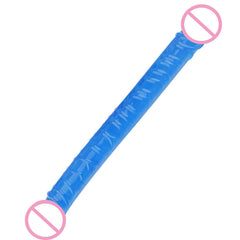 Double Head Dildo Long Jelly Realistic Dildo Double Ended Dildo Flexible Penis for Women Masturbator Sex Toys for Lesbian